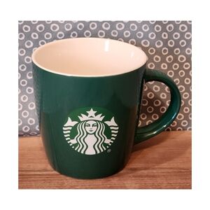2021 Starbucks Dark Green & White 12oz Coffee Mug